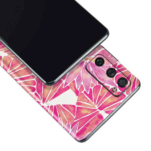 Cat Coq Pink Water Lilies Galaxy S20 Fan Edition Skin
